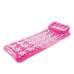 Intex 58890-pink, надувний матрац для плавання 188x71см. Рожевий