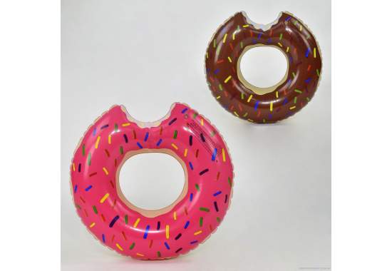 Star Toys F21621-pink, надувной круг Пончик розовый, 90 см