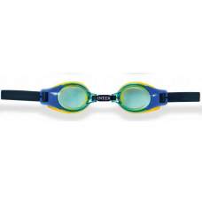 Intex 55601-blue, дитячі окуляри для плавання, блакитні