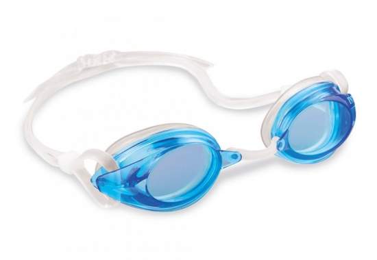 Intex 55684-blue, окуляри для плавання, від 8 років. Блакитний
