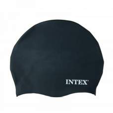 Intex 55991-grey, шапочка для плавания, от 8 лет. Серая