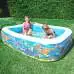 Bestway 54120, надувной детский бассейн Подводный мир, 229x152x56 см