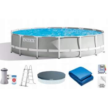 Intex 26724, каркасний басейн 457 x 107 см Prism Frame Pool