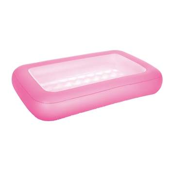 Bestway 51115-pink, надувной детский бассейн 165x104x25 см Розовый