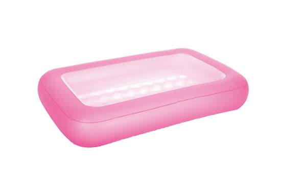 Bestway 51115-pink, надувной детский бассейн 165x104x25 см Розовый