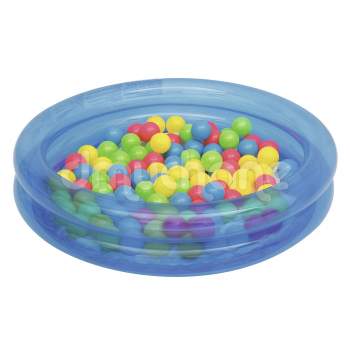 Bestway 51085-blue, надувной детский бассейн 91х20 см с шариками