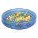 Bestway 51085-blue, надувной детский бассейн 91х20 см с шариками