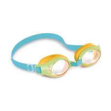 Intex 55611-orange-yellow, детские очки для плавания, Оранжево-желтые, 3-8 лет
