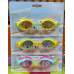 Intex 55611-orange-yellow, дитячі окуляри для плавання, помаранчево-жовті, 3-8 лет