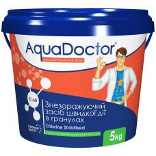AquaDoctor C60-5, Швидкий (шоковий) Хлор в гранулах, 5кг