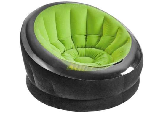 Intex 66581, надувное кресло 112 x 109 x 69 см, зеленое