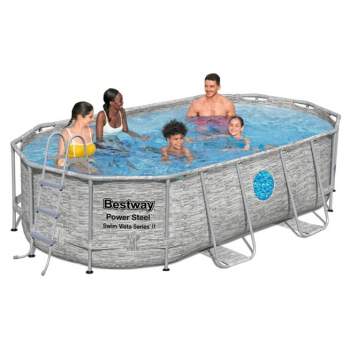 Bestway 56714, каркасный бассейн 427 x 250 x 100 см Rattan Frame Pools