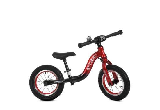 PROF1 KIDS ML1203A-1, Беговел PROFI KIDS 12 д., красно-черный