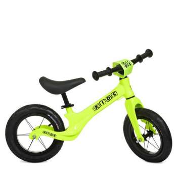 PROF1 KIDS SMG1205A-3, Беговел детский PROFI KIDS 12 д., салатовый