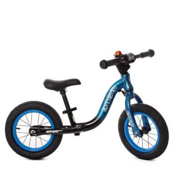 PROF1 KIDS W1203A-3, Беговел детский PROFI KIDS 12 д., сине-черный