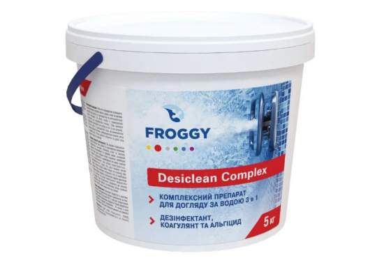 Froggy T0500-07_5KG, Мультитаб. (хлор, альгіцид, коагулянт), 5кг