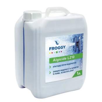 Froggy L0210-01_5L, Algaecide. Альгіцид від водоростей, 5л