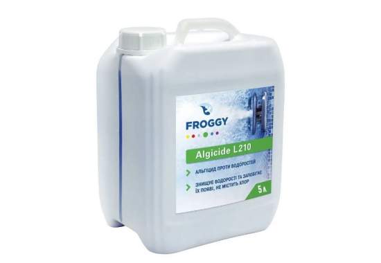 Froggy L0210-01_5L, Algaecide. Альгіцид від водоростей, 5л