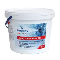 Froggy Т0500-02_10KG, Повільний Хлор, (200г), 10кг