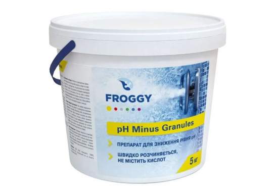 Froggy G0400-07_5KG, pH Minus. Гранулы, 5кг