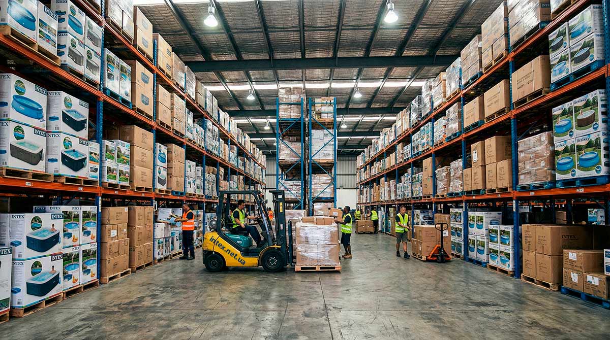 Власний склад офіційного імпортера Intex.net.ua в Україні — прямі поставки каркасних басейнів